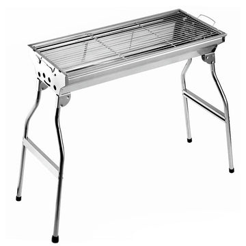 Premium Stainless Steel BBQ Charcoal Grill Roaster Barbecue