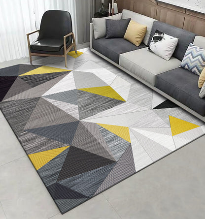 Large 230 x 160 Modern Designer Rug Easy-Clean Comfort Carpet Mat