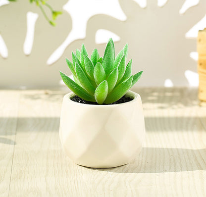 Small Lifelike Artificial Succulent Plant for Home Decor