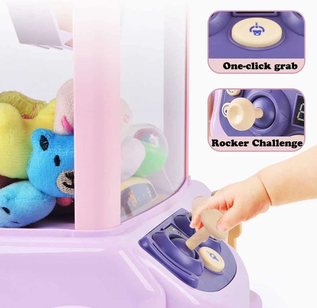 Interactive Arcade Claw Machine Toy for Kids and Adults