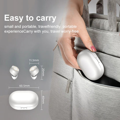 Rechargeable Wireless Hearing Aid with Advanced Noise Canceling Technology