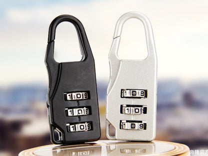 5 Pack Combination Locks for Bags Suitcase Lockers Luggage Padlocks Black