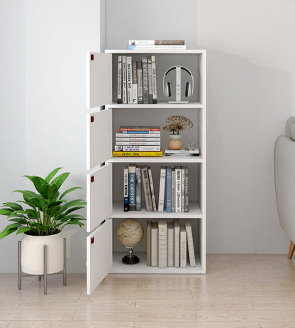 4-Tier Cascade Organizer Chest of Drawers White