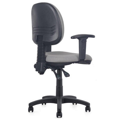 Ergonomic Heavy Duty Office Task Chair Fully Adjustable Commercial Grade Grey