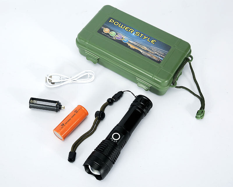 Ultra Bright High Performance Rechargeable LED Torch Kit