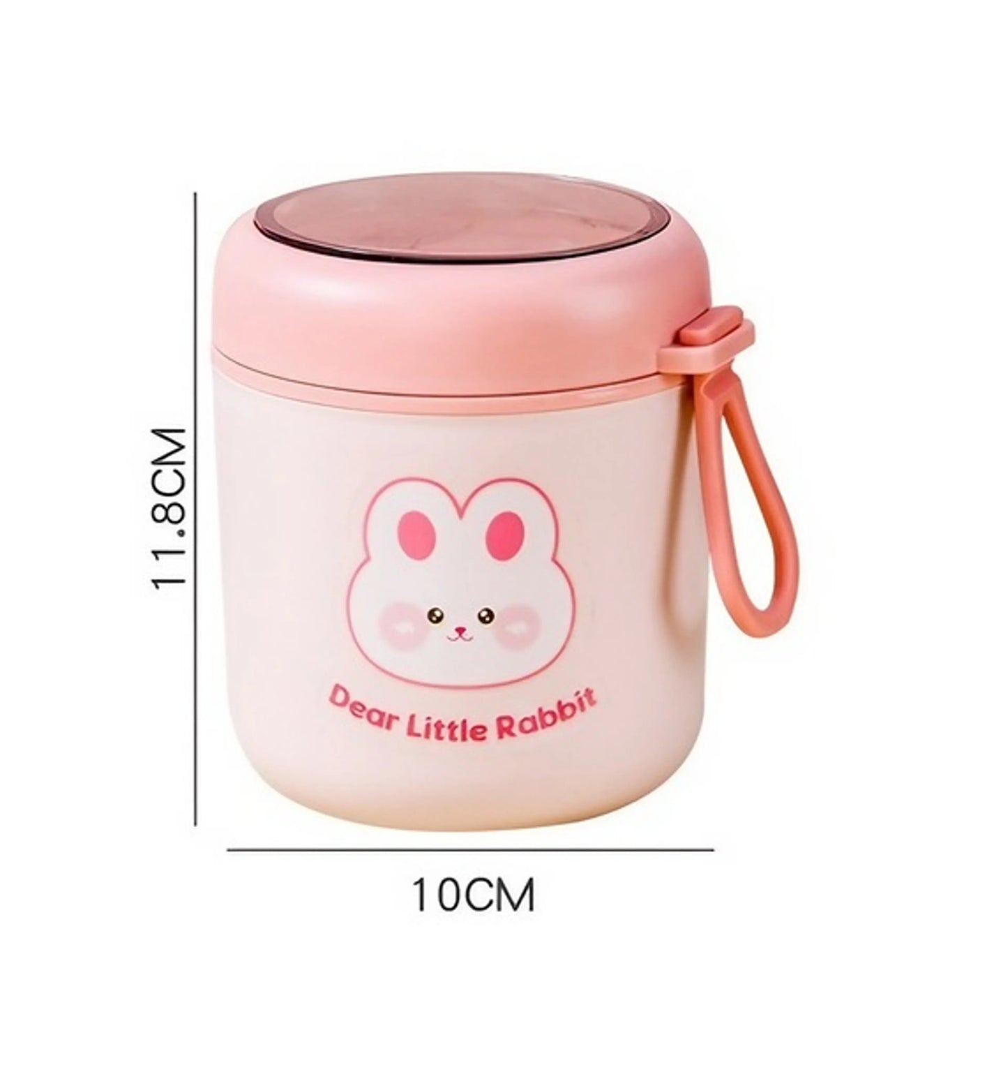 Cute Rabbit Insulated Stainless Steel Thermos Portable Food Container