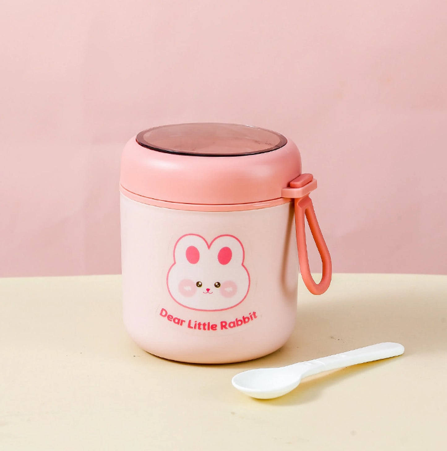 Cute Rabbit Insulated Stainless Steel Thermos Portable Food Container