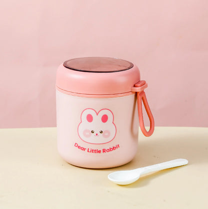 Cute Rabbit Insulated Stainless Steel Thermos Portable Food Container