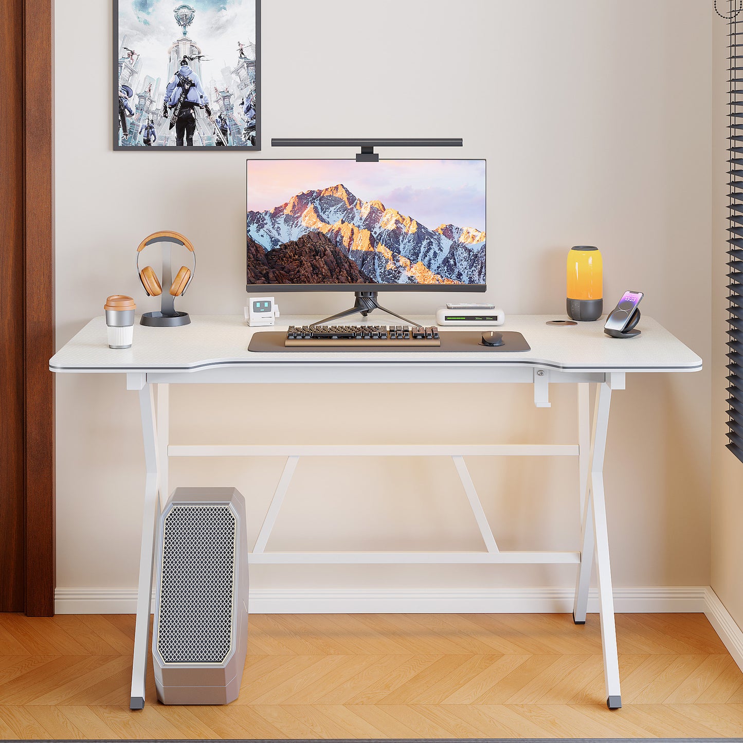 Large Ergonomic Multifunctional Computer Desk Modern Design