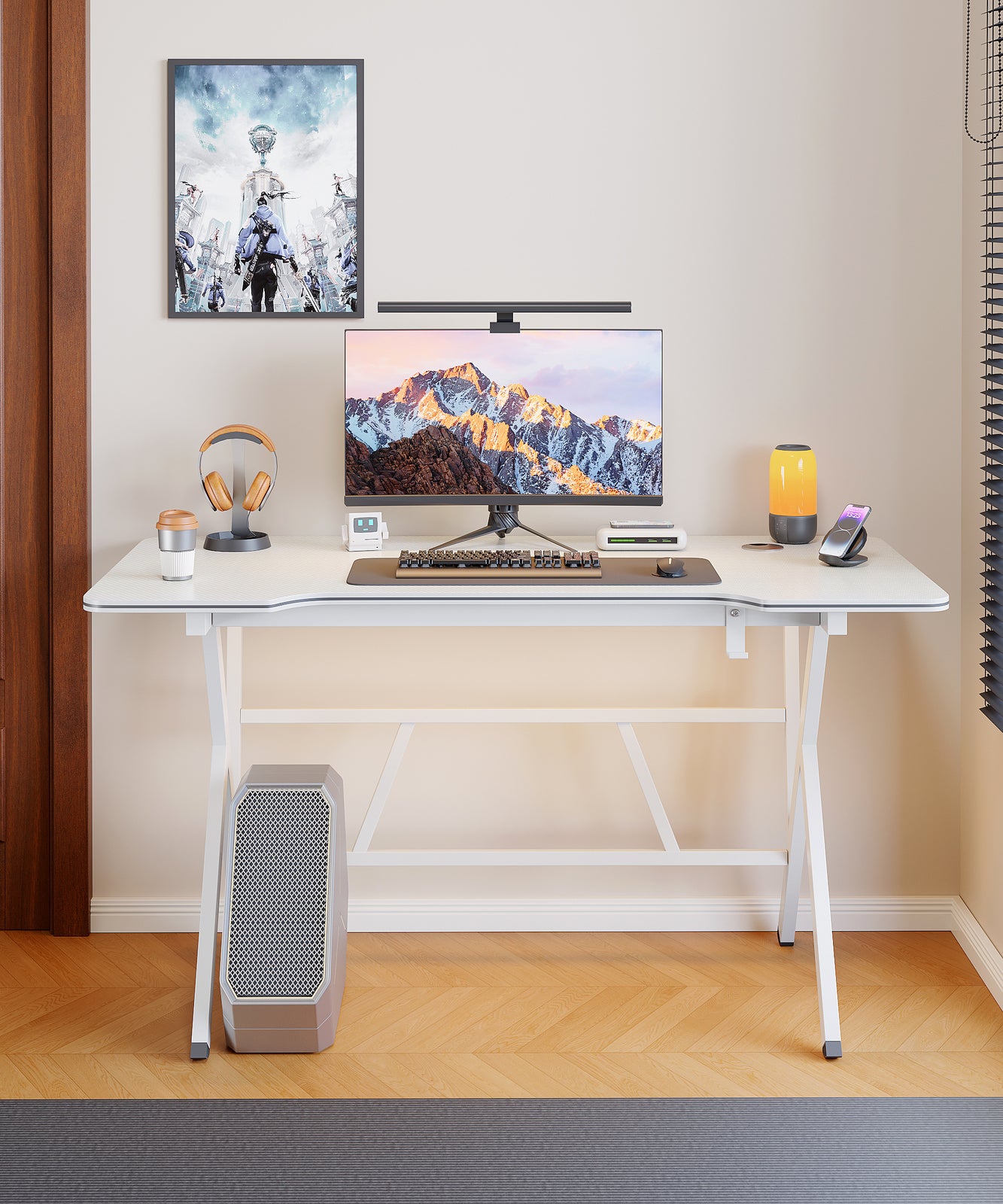 Large Ergonomic Multifunctional Computer Desk Modern Design