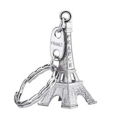 Eiffel Tower 3D Metal Keychain Souvenir Keyring