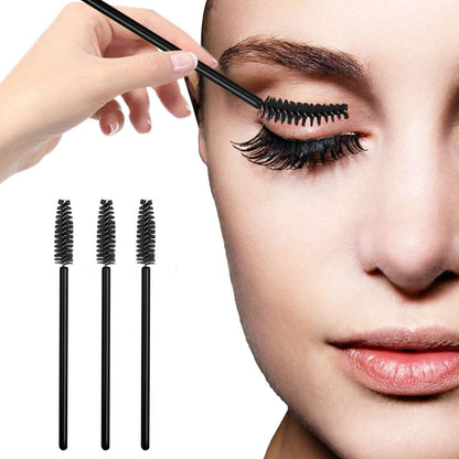 50 Pack Disposable Eyelash Mascara Brushes for Lash Extensions Eyebrow Makeup