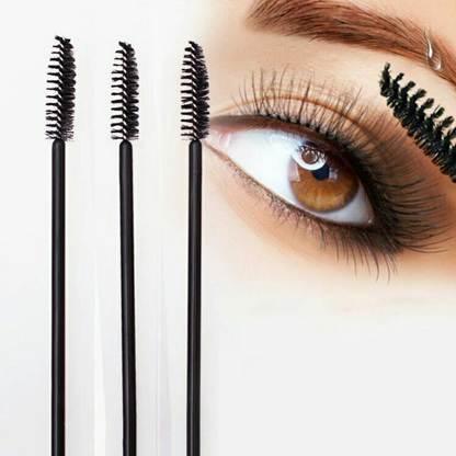 50 Pack Disposable Eyelash Mascara Brushes for Lash Extensions Eyebrow Makeup