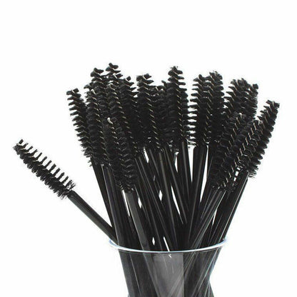 50 Pack Disposable Eyelash Mascara Brushes for Lash Extensions Eyebrow Makeup