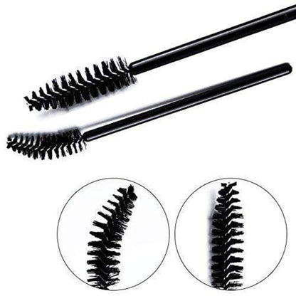 50 Pack Disposable Eyelash Mascara Brushes for Lash Extensions Eyebrow Makeup