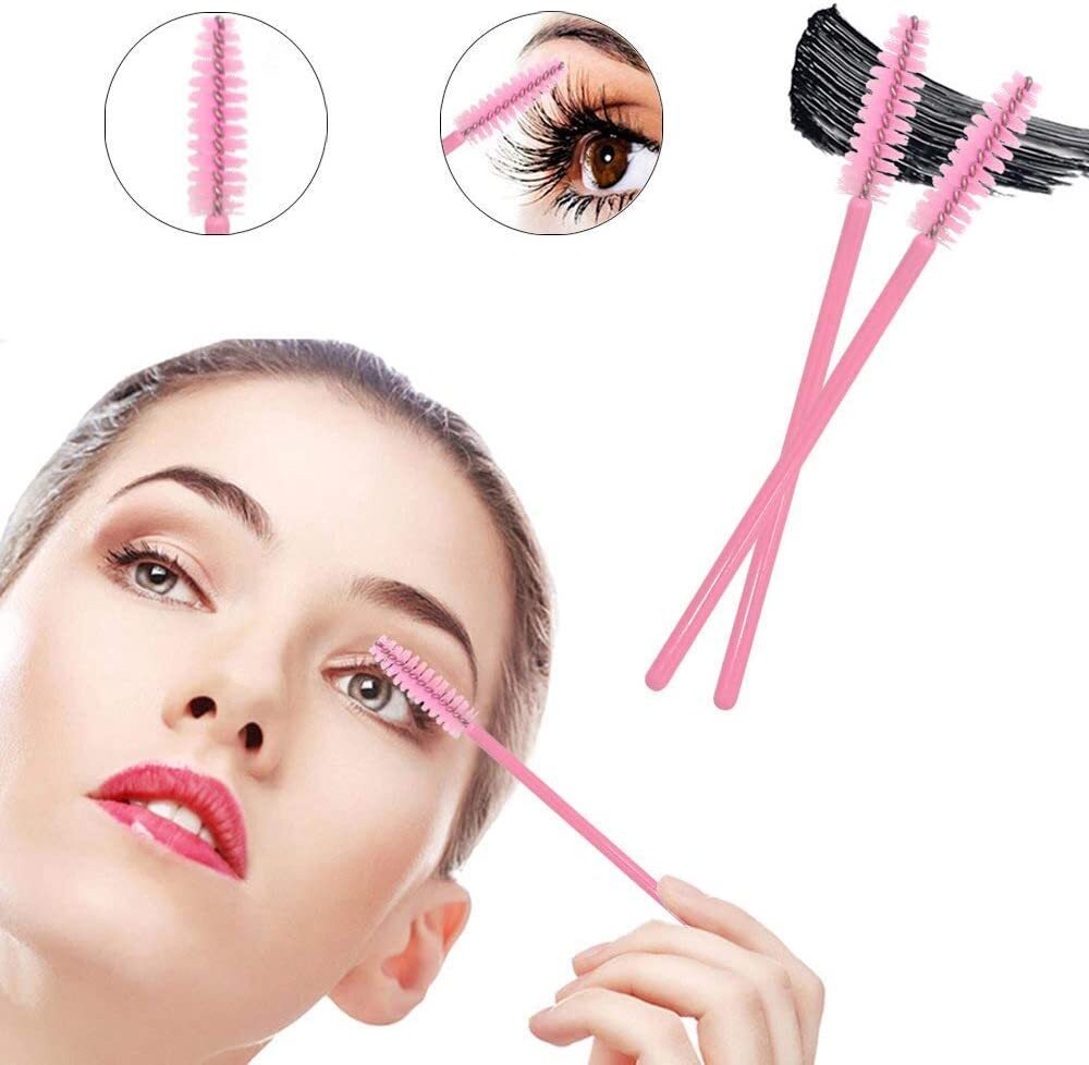 50 Pack Disposable Eyelash Mascara Brushes Lash Extensions Makeup Tools