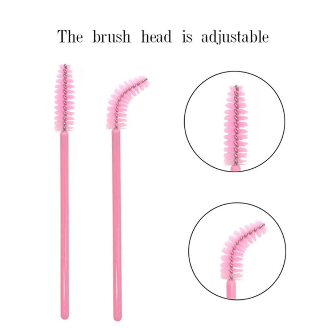 50 Pack Disposable Eyelash Mascara Brushes Lash Extensions Makeup Tools