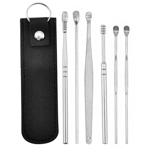 6PC Ear Wax Removal Kit Professional Ear Cleaning Tools Set