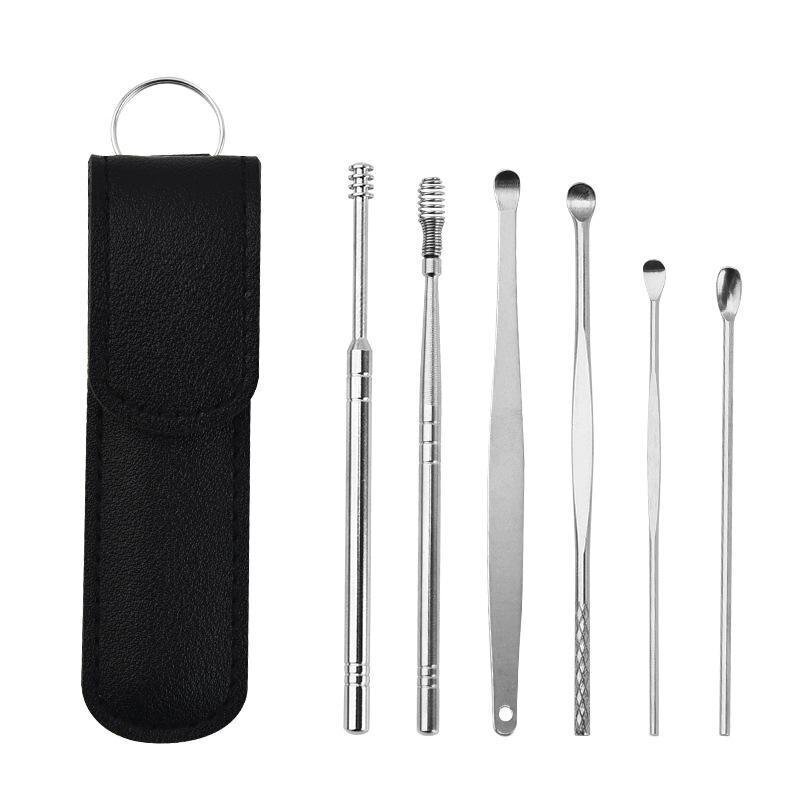 6PC Ear Wax Removal Kit Professional Ear Cleaning Tools Set