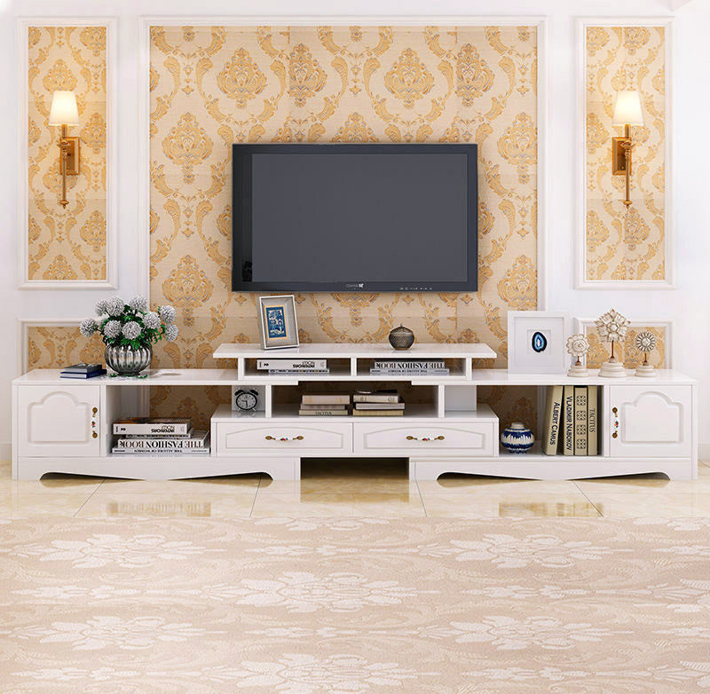 Luxury Adjustable Extendable TV Cabinet for Modern Living Rooms