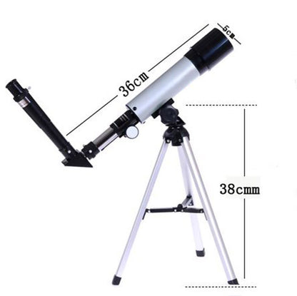 High Power Astronomical Telescope for Stargazing and Terrestrial Viewing