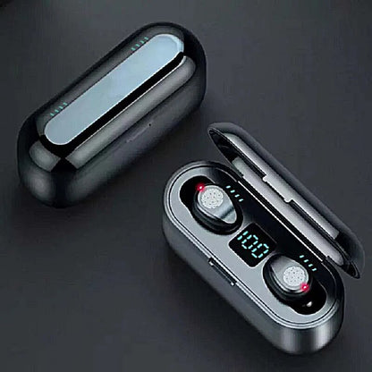 Wireless Bluetooth Headset Stereo Earphones Touch Display Sports Earbuds