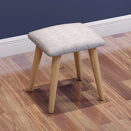 Elegant Upholstered Padded Dressing Stool for Vanity