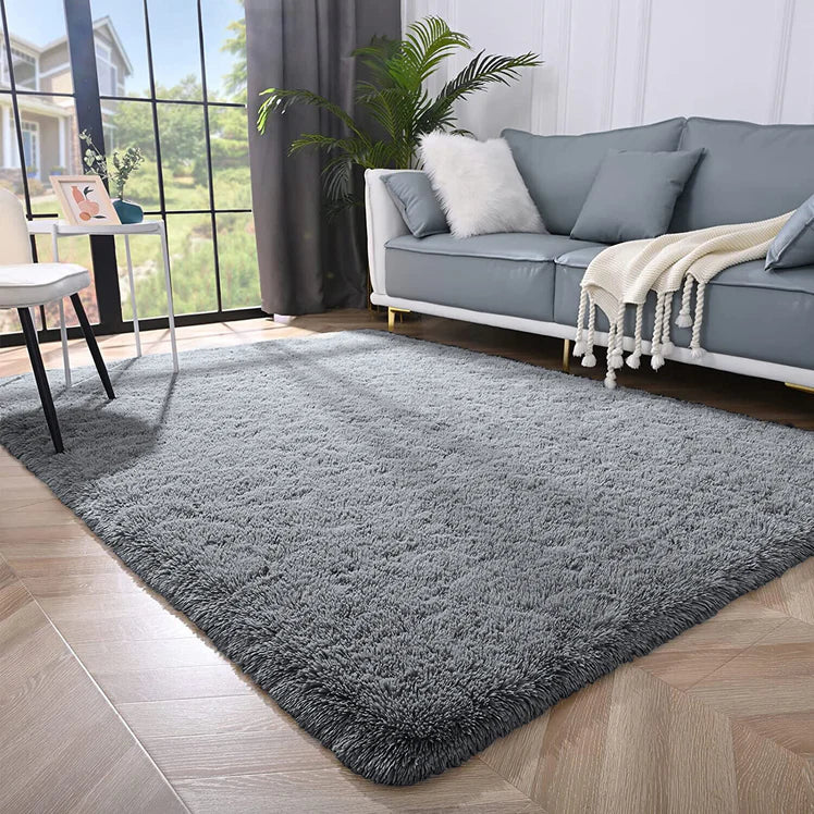 XL Deluxe Extra Large 300 x 200 Soft Shag Rug Carpet Mat Grey