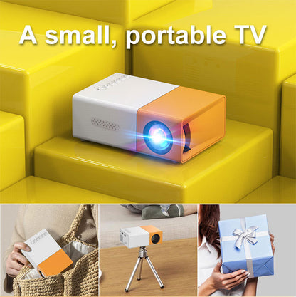 Compact LED Projector Portable Multimedia Home Theater