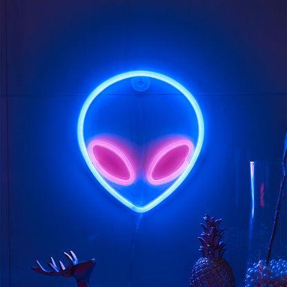 Alien Neon Sign LED Night Light Lamp