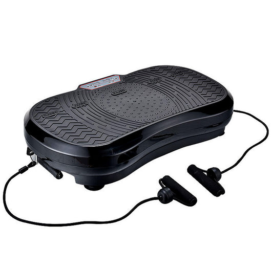 Ultra Slim Full Body Vibration Fitness Machine Platform - Black