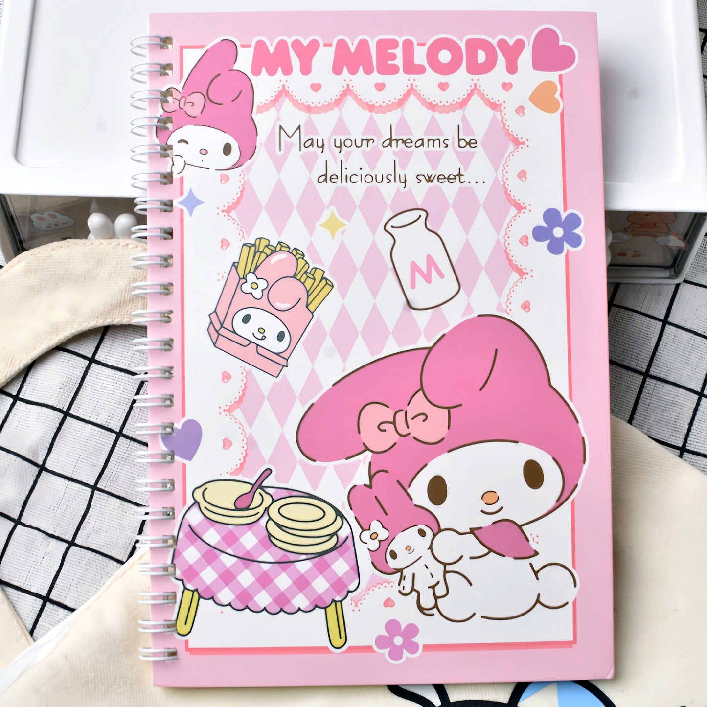 Cute Sanrio My Melody Spiral Notebook