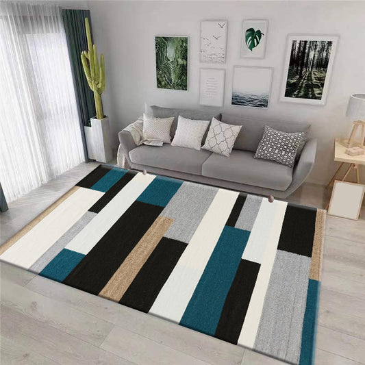 Large 230 x 160 Modern Rug Stylish Design Easy-Care Carpet Mat