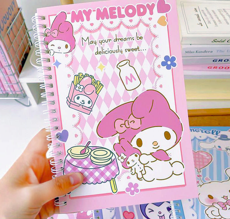 Cute Sanrio My Melody Spiral Notebook