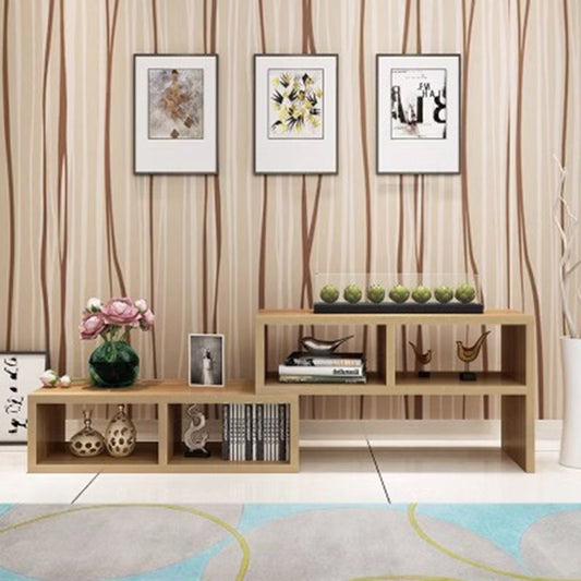 Adjustable Multifunctional TV Cabinet Display Shelf Oak