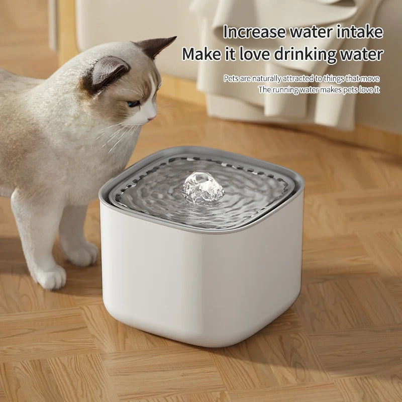 3L Automatic Pet Water Fountain Electric Dispenser for Dogs and Cats Filter Pump