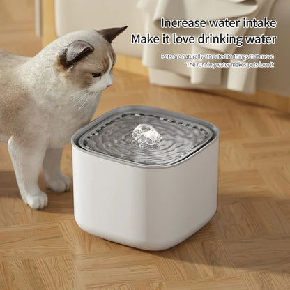 3L Automatic Pet Water Fountain Electric Dispenser for Dogs and Cats Filter Pump