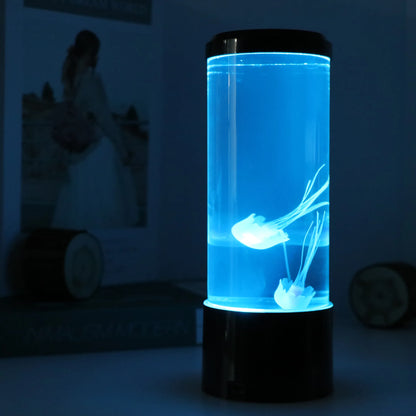 Mesmerizing Jellyfish Tank LED Night Light with Colour-Changing Sea Water Lamp