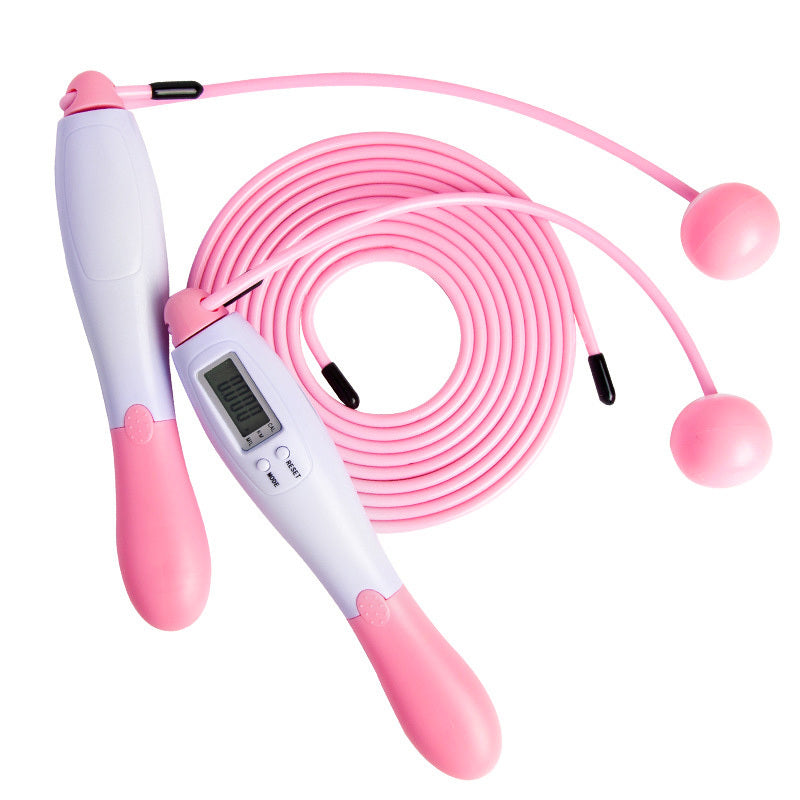 Smart Digital Jump Rope with LCD Counter for Fitness and Weight Loss Pink