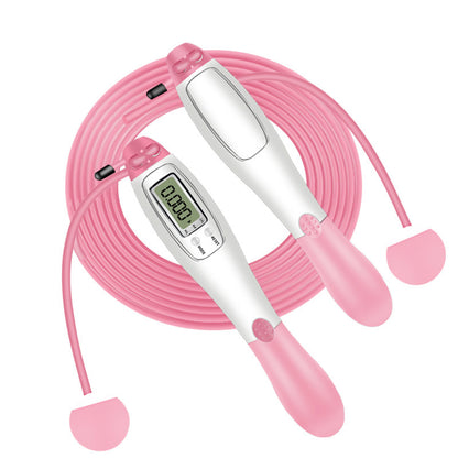 Smart Digital Jump Rope with LCD Counter for Fitness and Weight Loss Pink