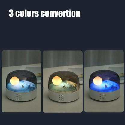 Multifunction Moon Lamp with Bluetooth Speaker Night Light & Decor