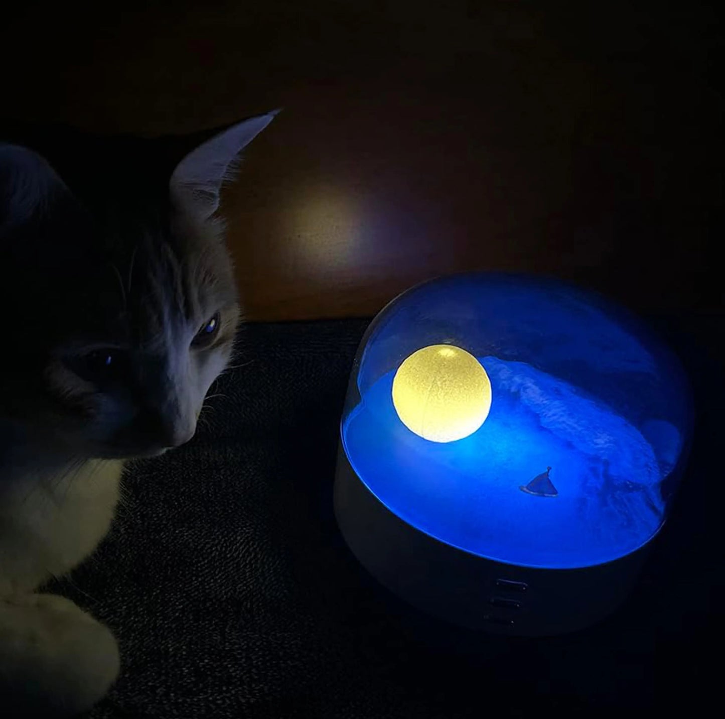 Multifunction Moon Lamp with Bluetooth Speaker Night Light & Decor