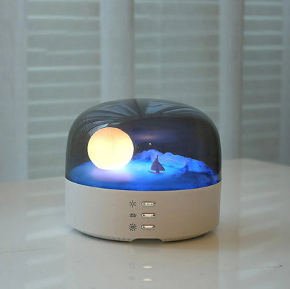 Multifunction Moon Lamp with Bluetooth Speaker Night Light & Decor