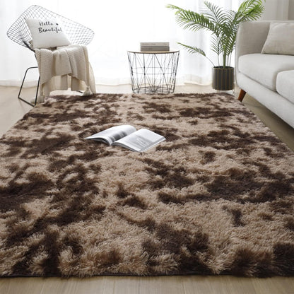 300 x 200 XL Soft Cozy Shag Rug Chocolate Mocha