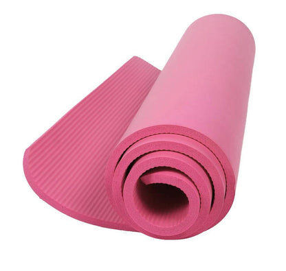 8mm Extra Thick Non-Slip Yoga Mat for Home Gym Fitness Pink