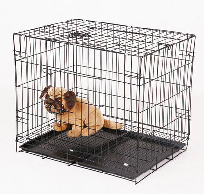 Foldable Metal Wire Pet Dog Cage for Indoor and Outdoor Use