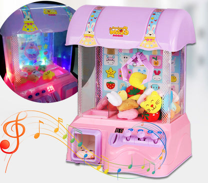 Deluxe Toy Claw Machine Arcade Game for Kids Pink