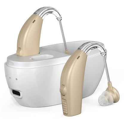 Rechargeable Wireless Hearing Aid Sound Amplifier for Clear Hearing