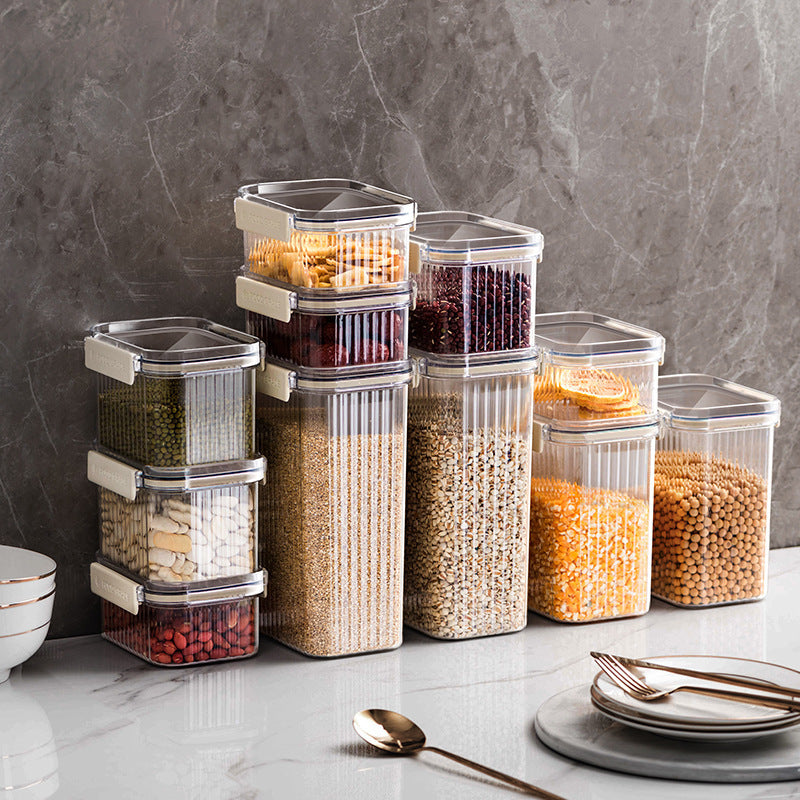 460mL Airtight Food Storage Container Leakproof Stackable Kitchen Organizer