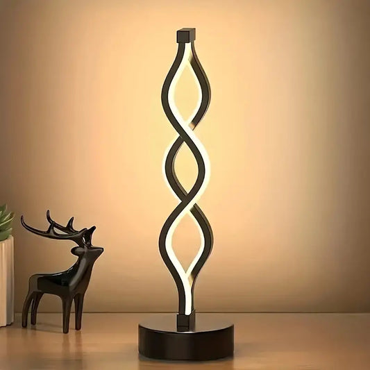 Modern Minimalist Helix LED Table Lamp Night Light Decor